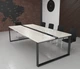 Стіл для конференц-залу Mister Loft Брюсель Glass Line на 8-10 осіб Дуб Харбор Золотий/Чорний 240x120 см Дуб Харбор Золотий - Чорний - изображение 2