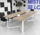 Стіл для переговорів Mister Loft Бруклін Glass Line 275*140 на 10-12 осіб Бетон - Сірий (55730485) - изображение 1