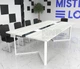 Переговорний стіл Mister Loft Бруклін Glass Line на 10-12 осіб Дуб Крафт Білий/Сірий 275x140 см Дуб Крафт Білий - Сірий - изображение 2