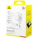 Зарядное Устройство Baseus Palm Fast Charger 30W (Type-C+USB) white - изображение 2