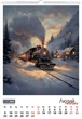 Календарь настенный Buromax А2 на 1 пружине Fairytale landscapes на 2026 год (BM.210651) - изображение 3