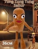 Мягкая игрушка Тум Тум Тум Сахур 36 см (Tung Tung Tung Sahur) - изображение 1