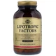 Жиросжигатели Solgar Липотропный Фактор Lipotropic Factors 100 таблеток - изображение 1