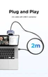 Веб-камера UGREEN CM910 2K/30 кадров в секунду для ПК, ноутбука, с шумоподавлением, кольцевая подсветка, для потоковой трансляции, видеозвонков шторка Grey (65857) - изображение 8