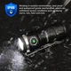 Светодиодный фонарик Sofirn SC13 SST40 LED 1300 люмен аккумуляторный 18350 с зарядкой через USB-C EDC-брелок с магнитом и защитой от воды для повседневного ношения, кемпинга, пеших прогулок Black - изображение 8