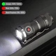 Светодиодный фонарик Sofirn SC13 SST40 LED 1300 люмен аккумуляторный 18350 с зарядкой через USB-C EDC-брелок с магнитом и защитой от воды для повседневного ношения, кемпинга, пеших прогулок Black - изображение 12