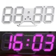 Часы DS-6609-P настольные настенные Розовое свечение цифр - изображение 1