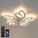 Люстра светодиодная с пультом FAN ASTRA с вентилятором 85W+18W 5F-APP WHITE - изображение 1