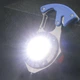 Акумуляторний LED ліхтарик W5143 COB 500 лм Type-C IPX4 з карабіном аварійним молотком викруткою відкривачкою 7 режимами та індикатором заряду - изображение 3