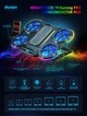 Охолоджуюча підставка для ноутбука Dyxon MEGAFREEZE 19 Gaming Pro Semiconductor RGB Black (DXNMGFGPS19B) - зображення 2