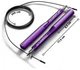 Скакалка скоростная PowerPlay 4207 Elite Jump Rope на подшипниках алюминиевая 3 м Фиолетовая (PP_4207_Purple) - изображение 4