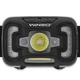 Ліхтар налобний Winso 200Lm, 5W CREE XTE+COB, 3xAAA, з сенсором білий/червоний 750400 - зображення 2