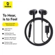Наушники Type-C с микрофоном проводные Baseus Enock In-Ear Noise Isolation (Type-C, DAC, 1.1 m). Black - изображение 6