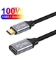 Подовжувач 2 м. Type-C Straight 100W 5A USB 3.2 Gen 2 Thunderbolt 4k 60hz для заряджання та передачі даних - зображення 1