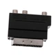 Переходник Alitek SCART - S-Video, 3xRCA (M/F) Адаптер 3xRCA S-видео композит (48896) - изображение 5