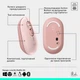 Комплект (Клавиатура и Мышь) Logitech Pop Icon Combo (920-013142) Rose - изображение 7