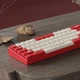Клавіатура ігрова Ajazz ak680 Біло-червона - изображение 5