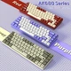 Клавіатура ігрова Ajazz ak680 Біло-синя - изображение 8