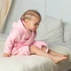 Халат дитячий махровий для дівчаток Trendy tot 03-01409 рожевий 116 см (6 років) - зображення 5