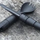 Набір вилка-ложка-ніж Ka-Bar Tactical Spork Чорний 2000000034829 - зображення 7