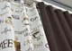 Комплект штор VR-Textil Лен Мешковина 100х270 2шт и Тюль 300х270 291ш-1858т Венге с белым 71-065/1 - изображение 8