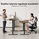 Геймерський електричний стіл SENSE7 Nojo LIGHT 140 см x 70 см ( Wenge) - изображение 3