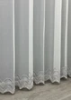 Тюль VR-Textil 1830т Грек-сетка с вышивкой и люрексом цвет Молочный с серым 300х270 см (42-0816) - изображение 8