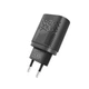 Адаптер питания Yoki Led Series YK-20PD+QC 20W для смартфонов и техники с быстрой зарядкой Quick Charge 3.0/PD и двойным портом USB+type C Черный - изображение 3