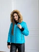 Fashions • Куртка жіноча зимова Di Fashions 54 бірюза (12Д3-мк) - зображення 2