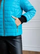 Fashions • Куртка жіноча зимова Di Fashions 54 бірюза (12Д3-мк) - зображення 4