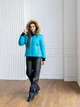 Fashions • Куртка жіноча зимова Di Fashions 54 бірюза (12Д3-мк) - зображення 6