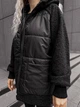 Fashions • Куртка жіноча демісезонна Jerilyn Fashions 54-56 чорний (9364-мо) - зображення 5