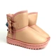 Угги зимние для девочки с космонавтом Apawwa (C966 pink) Размер 31, 19 см - изображение 1