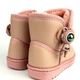 Угги зимние для девочки с космонавтом Apawwa (C966 pink) Размер 31, 19 см - изображение 6
