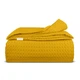 Покрывало 160х230 Curcuma Waffle Weave COSAS горчичный - изображение 1