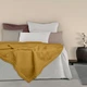 Покрывало 160х230 Curcuma Waffle Weave COSAS горчичный - изображение 2
