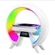 Настольная аккумуляторная смарт лампа со встроенным аккумулятором UKC Smart RGB 15W Light Sound Machine Bluetooth Белая - изображение 1