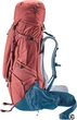 Походный рюкзак Deuter Aircontact X 60+15 SL (Redwood/Ink) (DT 3370122 5335) - изображение 3