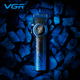 Машинка для стрижки VGR V-001 Blue (10 насадок) 4600 mAh LED дисплей - изображение 7