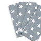 Набор салфеток COSAS GREY STARS Ранфорс 30х30 см 4 шт. - изображение 2