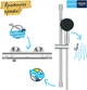Смеситель для душа с поворотным изливом и с душевым гарнитуром Grohe QuickFix Precision Start UA202909T1 (34597001+13450000) - изображение 14