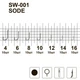Крючки MiniMax Sode SW-001 # 14Red 10шт. ring - изображение 2