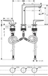 Смеситель для раковины Hansgrohe Metropol 160 32515700 - изображение 6