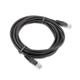 Патч корд 1 метр Кабель black CAT 5E UTP DSS витая пара Ethernet (984553) - изображение 6