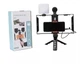 Комплект для блогинга Video Making Kit AY49X с микрофоном и светом для смартфонов с качественным звуком и LED-подсветкой - изображение 1
