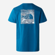 Футболка бавовняна довга чоловіча The North Face M S/S Redbox Celebration NF0A87NVRBI1 L Синя (800070321598) - зображення 6