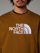 Bluza bez kaptura męska The North Face M Drew Peak NF0A89EK1OB1 XL Brązowa (800070329385) - obraz 4