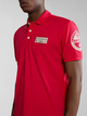 Поло довге чоловіче Napapijri E-Amundsen NP0A4H6AR251 L Червоне (800070320826) - зображення 4