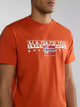 Футболка бавовняна довга чоловіча Napapijri S-Aylmer NP0A4HTOA621 L Оранжева (800070320986) - зображення 3