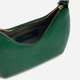 Сумка багет жіноча з натуральної шкіри маленька Furla Goccia WB01500BX33534282S1007 Зелена (800070349613) - зображення 5